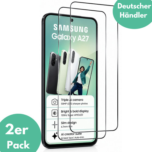 Schutzglas für samsung - 2x,