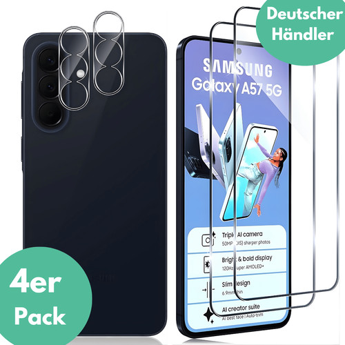 Schutzglas für samsung - 2x,